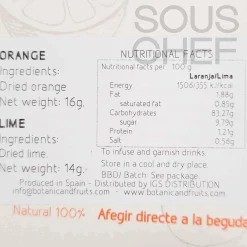 Botanic & Fruits Dried Orange & Lime Slices, 30g Discount