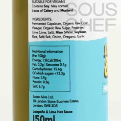 Eaten Alive Jalapeno & Lime Hot Sauce, 150ml New