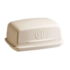 Emile Henry Cream Butter Dish, 17x11cm Hot