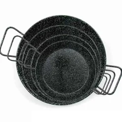 La Ideal Enamelled 4 Person Paella Pan, 26cm Hot