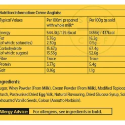 Essential Cuisine Sweet Creme Anglaise Sauce, 1.02kg Hot