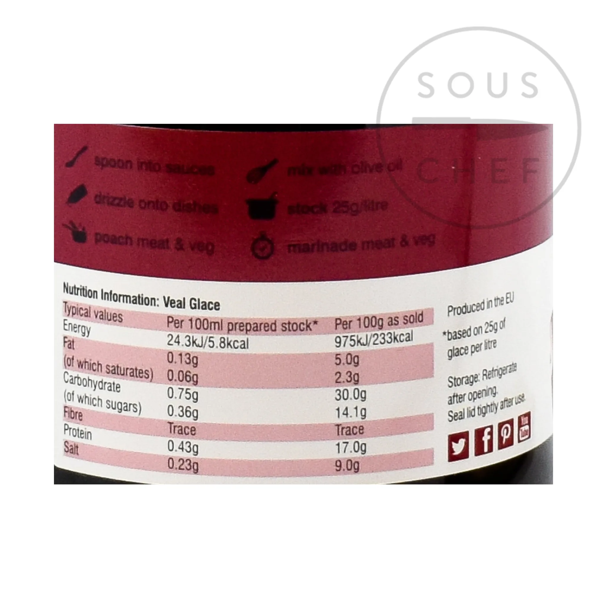 Essential Cuisine Veal Glace, 600g Clearance