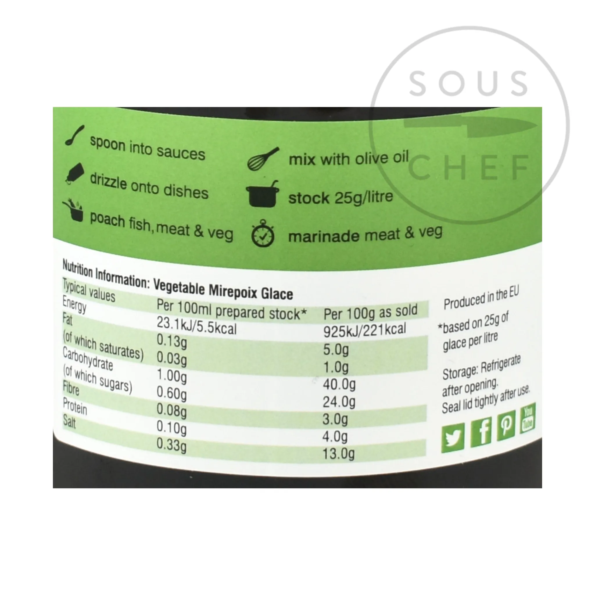 Essential Cuisine Vegetable Glace, 600g Best