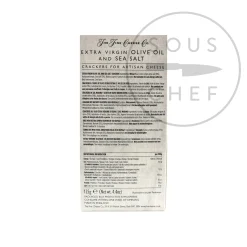 The Fine Cheese Co Extra Virgin Olive Oil & Sea Salt Crackers, 125g Clearance
