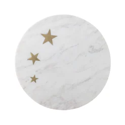 Bloomingville Fenya Star White Marble Cake Stand, 30cm Discount