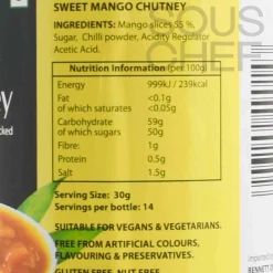 Ferns ' Sweet Mango Chutney, 440g Outlet