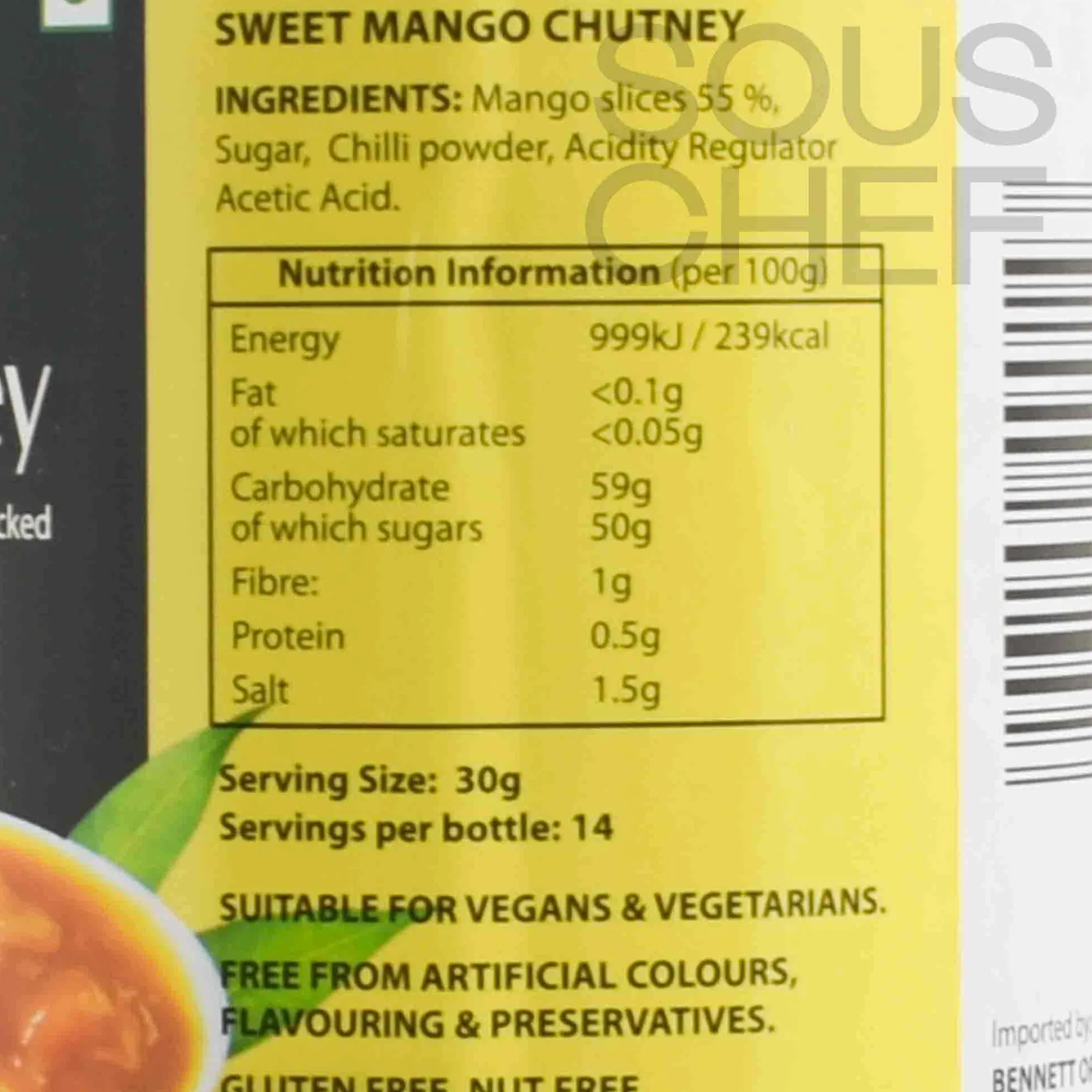 Ferns ' Sweet Mango Chutney, 440g Outlet