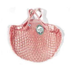 Filt String Bag in Light Pink, Short Handle Discount