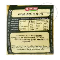 Gama Fine Bulgur Wheat, 1kg Discount