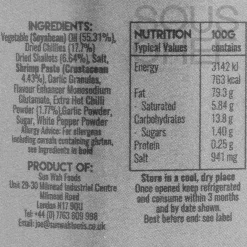 SUN WAH Fire Shallots and Shrimps in Chilli Oil, 180g Best