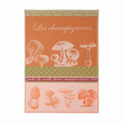 Coucke French Tea Towel - Mushrooms