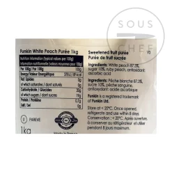 Funkin White Peach Puree, 1kg Sale