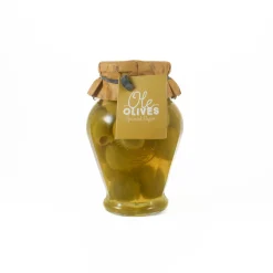 Triana Olivas Gordal Olives with Garlic, 580ml Best