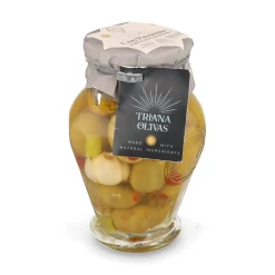 Triana Olivas Gordal Olives with Roasted Pepper and Smoked Paprika, 580ml Best