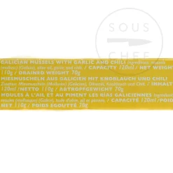 La Narval Gourmet Mussels in a Spicy Garlic Sauce, 111g