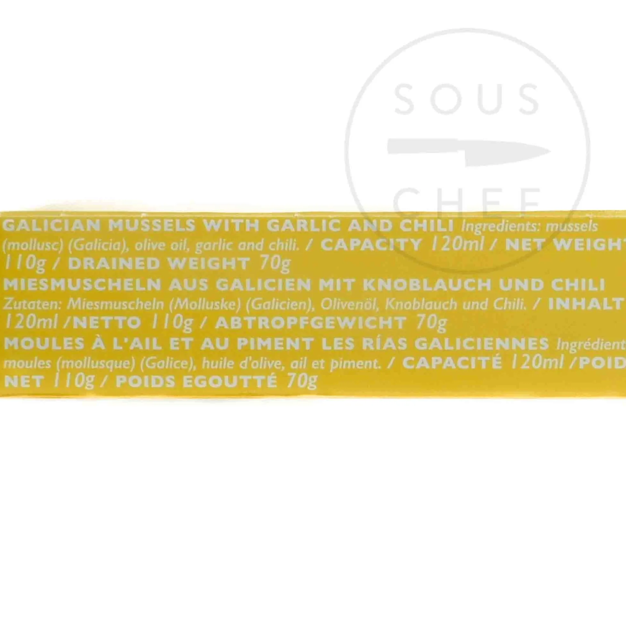 La Narval Gourmet Mussels in a Spicy Garlic Sauce, 111g