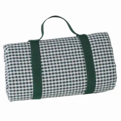 Les Jardin de la Comtesse Green Gingham Picnic Blanket Best
