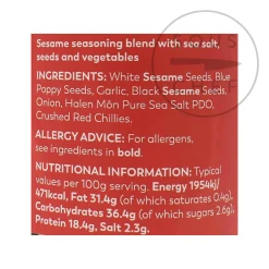 Halen Môn Halen Mon Popeth Seasoning (Everything Bagel!), 100g New