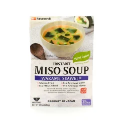 Hanamaruki Vegan Instant Miso Soup Wakame, 3 pack Best