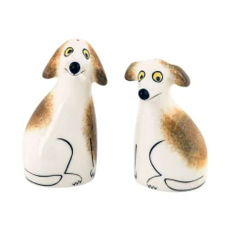 Hannah Turner Set of 2 Dog Salt & Pepper Shakers, 9.5cm Best