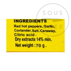 La Flamme Du Cap Bon Harissa Paste, 70g Clearance