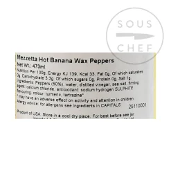 Mezzetta Hot Banana Wax Peppers, 473g Sale