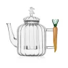 Ichendorf Milano Carrot Handle Optic Teapot Hot