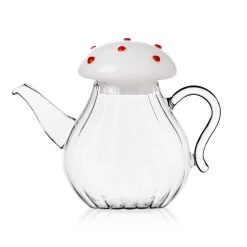 Ichendorf Milano Limited Edition Optic White Mushroom Teapot
