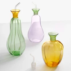 Ichendorf Milano Purple Eggplant Shaped Oil Bottle New