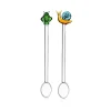 Ichendorf Milano Snail and Frog Set of 2 Stirring Spoons, 15cm Clearance