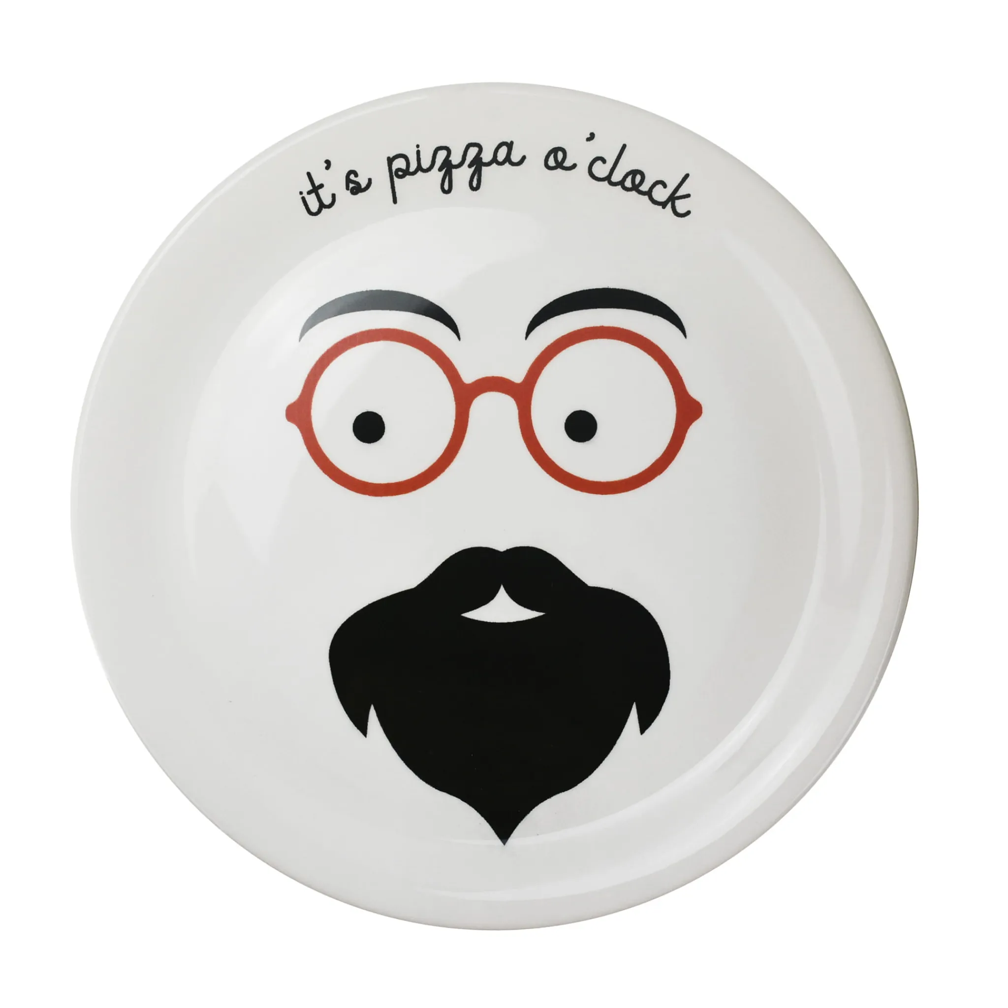 Ceramiche Salernitane It's Pizza O'Clock Pizza Plate, 31cm Online