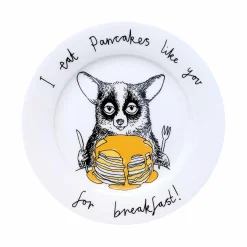 Jimbob Art I Eat Pancakes Like You For Breakfast! Side Plate, 20cm New