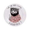 Jimbob Art Tell Me We're Having Pudding Side Plate, 20cm Online