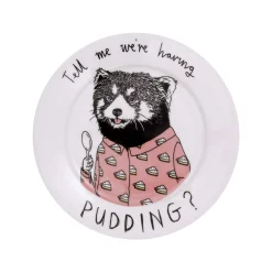 Jimbob Art Tell Me We're Having Pudding Side Plate, 20cm Online