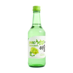 Jinro Chamisul Green Grape Soju 13V, 350ml New