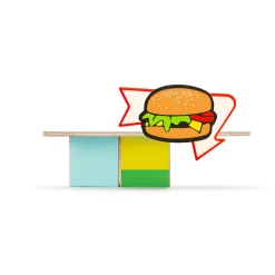 Candylab Kids Wooden Hamburger Stand Toy
