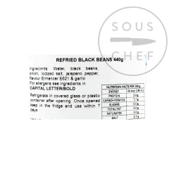 La Costena Refried Black Beans, 440g Outlet