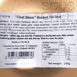 La Sablesienne French Sable Biscuits in Round Cat Tin, 250g Clearance