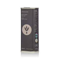 Ladolea Megaritiki Greek Intense Extra Virgin Olive Oil in Tin, 500ml New