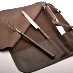 Laguiole en Aubrac BBQ Set with Leather Roll Online