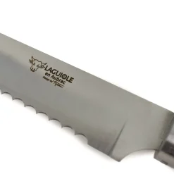 Laguiole en Aubrac Gourmet Walnut Handle Bread Knife, 25cm