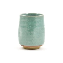 Kiji Stoneware & Ceramics Large Duck Egg Blue Glaze Tea Cup Outlet