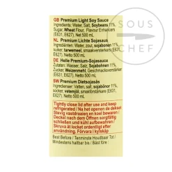 Lee Kum Kee Premium Light Soy, 500ml Hot