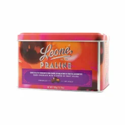 Leone Chocolate Coated Fruit Jellies in Gift Tin, 150g Outlet