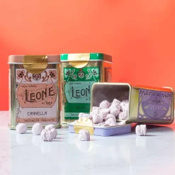 Leone Violet Candies In Classic Tin, 30g