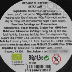 LoRUSSo Organic Artisanal Blueberry Jam, 305g Online