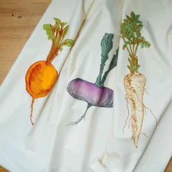 Lottie Day Gift Box Set of 3 Mixed Veg Tea Towel Clearance