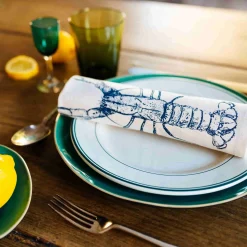 Lottie Day Seafood Design Napkins, Box of 6 Clearance