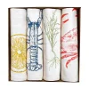 Lottie Day Set of 4 Seafood Napkins Sale