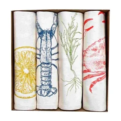 Lottie Day Set of 4 Seafood Napkins Sale
